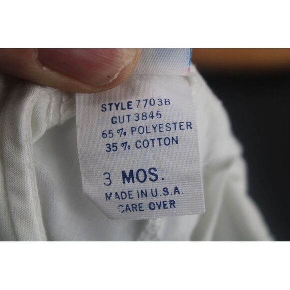 TODDLE TYKE VINTAGE BABY OUTFIT GIRAFFE EMBROIDERED GINGHAM SEERSUCKER 2PC - Picture 9 of 9